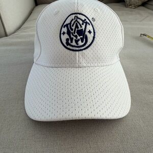 Smith & Wesson White Embroidered Golf Hat